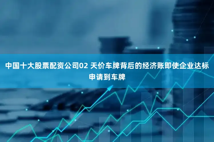 中国十大股票配资公司02 天价车牌背后的经济账即使企业达标申请到车牌